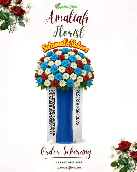 Standing Flowers Tenun Samarinda